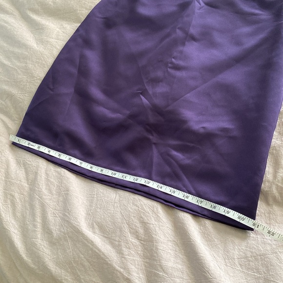 David’s Bridal Deep Purple (Plum) Size 6 Formal, Cocktail, Bridesmaids Dress - Picture 6 of 8